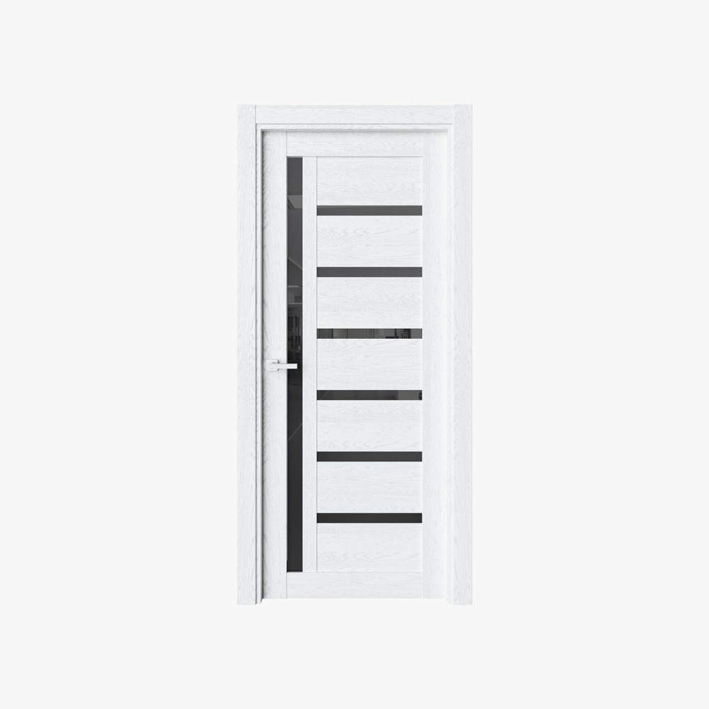 Decorative Leaf Hinged Door with 4 Stripes
