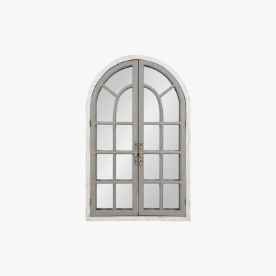 Casement Window Featuring Aluminum Arc Design