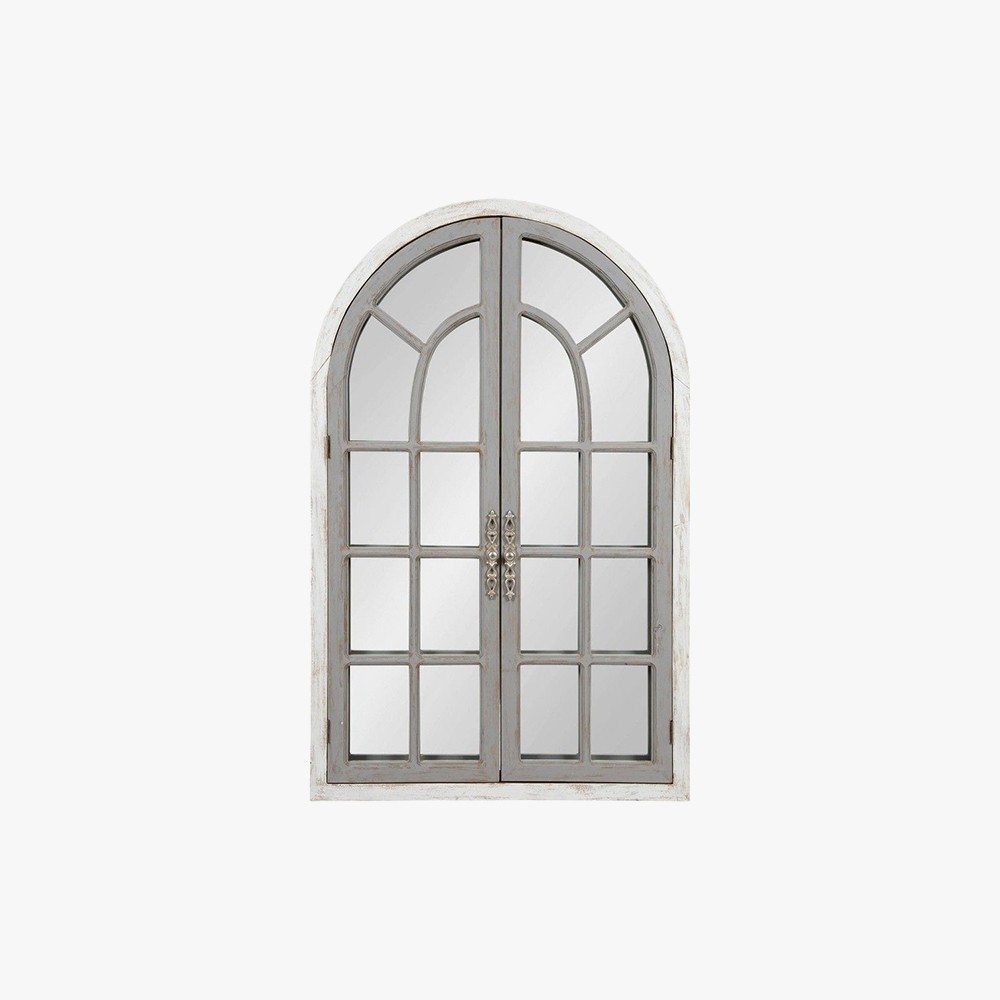 Casement Window Featuring Aluminum Arc Design
