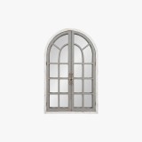 Casement Window Featuring Aluminum Arc Design