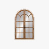 Casement Window Featuring Aluminum Arc Design