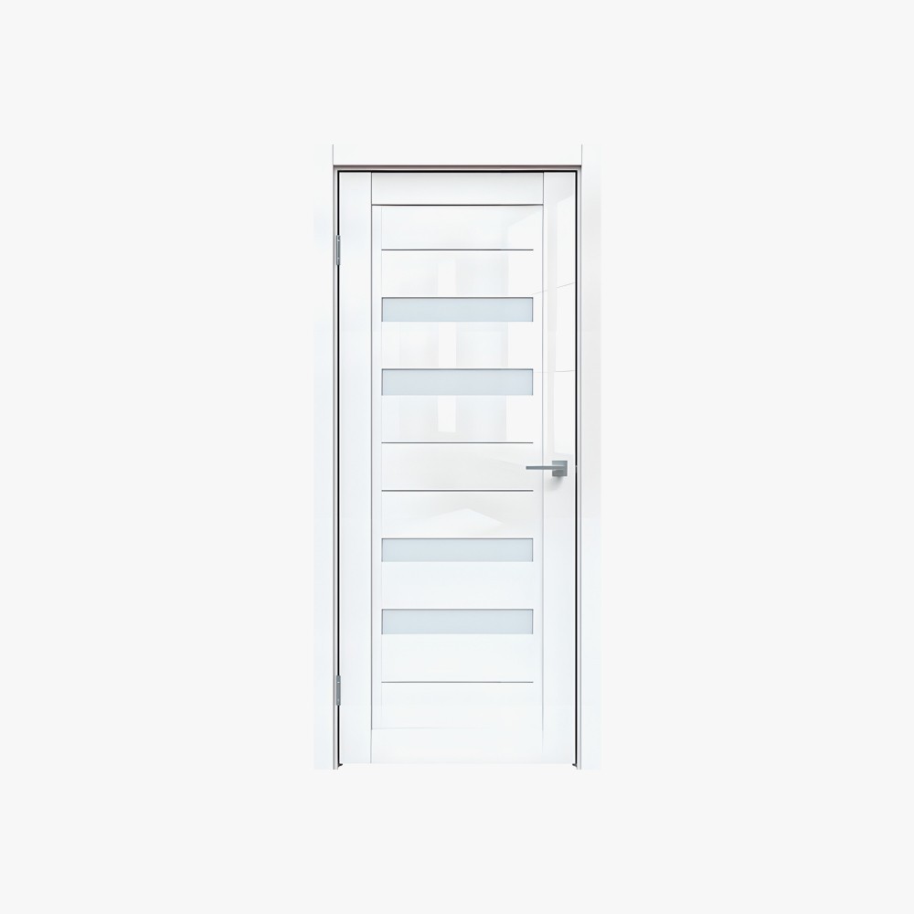 Decorative Leaf Hinged Door with 4 Stripes