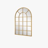 Wall Mirror Black Frame Window Decoration
