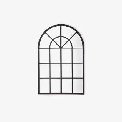 Wall Mirror Black Frame Window Decoration