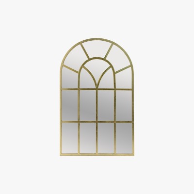 Wall Mirror Black Frame Window Decoration