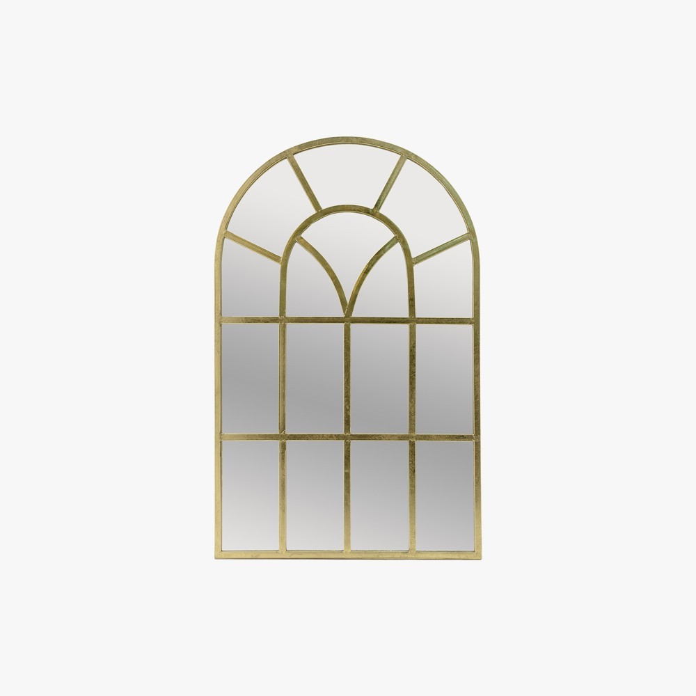 Wall Mirror Black Frame Window Decoration