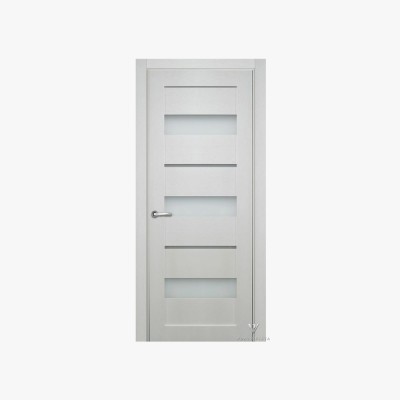 Decorative Leaf Hinged Door with 4 Stripes