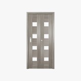 White Solid Wood Door Featuring Classic Fashion Design