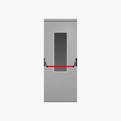 Fire Double Door With Handle Push Anti-panic