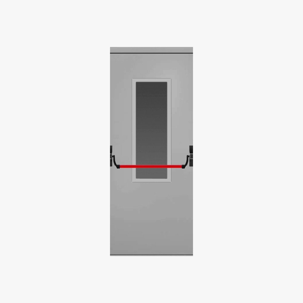 Fire Double Door With Handle Push Anti-panic