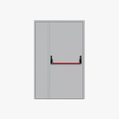 Fire Double Door With Handle Push Anti-panic