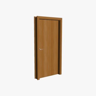 Modern Home Series Natural Wooden Panel Door