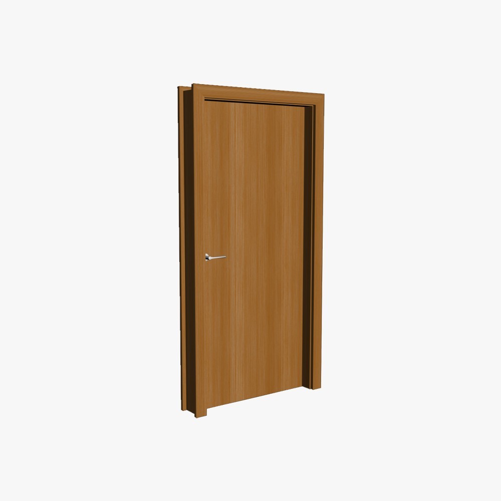 Modern Home Series Natural Wooden Panel Door