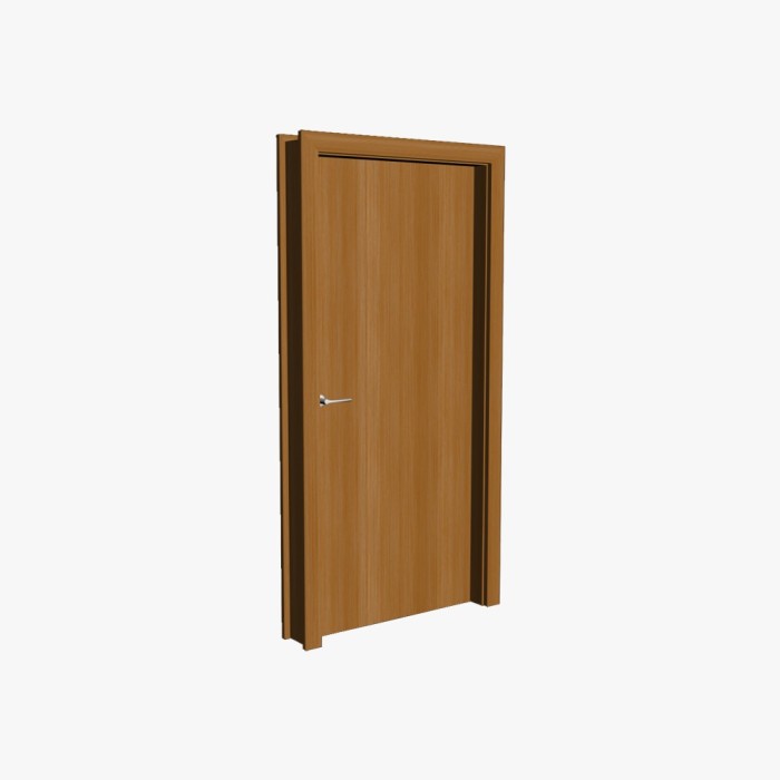 Modern Home Series Natural Wooden Panel Door