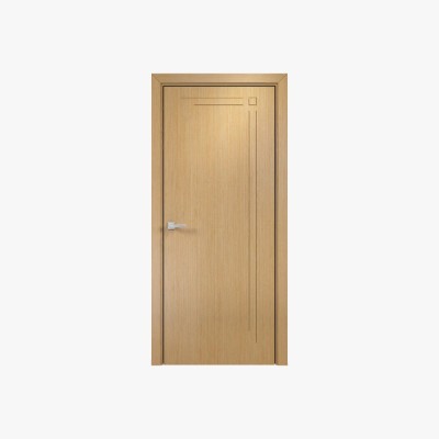Modern Home Series Natural Wooden Panel Door