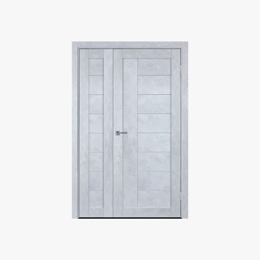 White French Door Featuring Frosted Glass