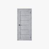 White French Door Featuring Frosted Glass