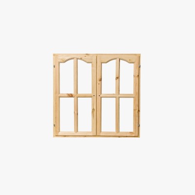 Double Glazing Glass Aluminum Wood Window