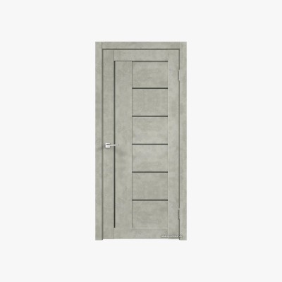 White French Door Featuring Frosted Glass