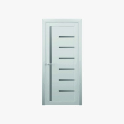 Decorative Leaf Hinged Door with 4 Stripes